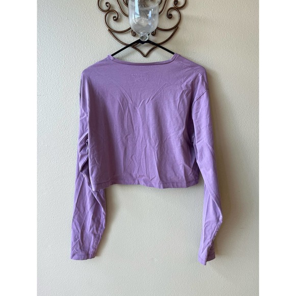 Alphalete Purple Long Sleeve Workout Top Size M - Picture 2 of 4